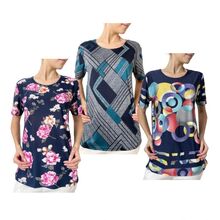 Комплект от 3 Блузи с къс ръкав - размери по твой избор